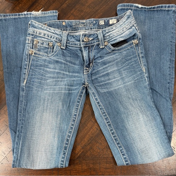 Miss Me Denim - Miss Me Women's Faded Blue Boot Cut Jeans